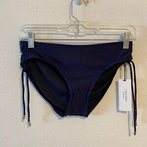 Calvin Klein Navy Blue Bikini Bottom